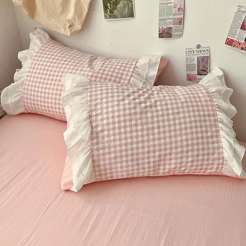 pink or blue dorthy duvet set