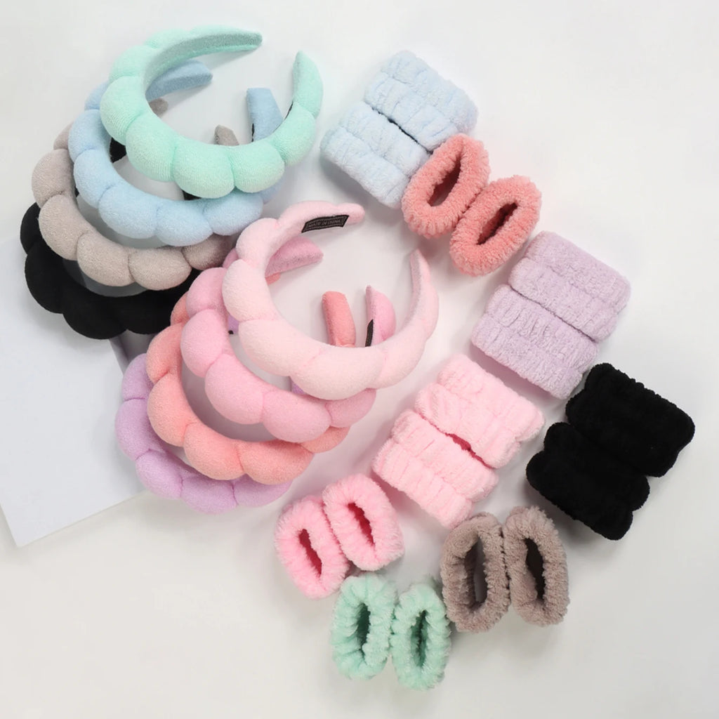 facewash headband + wristband