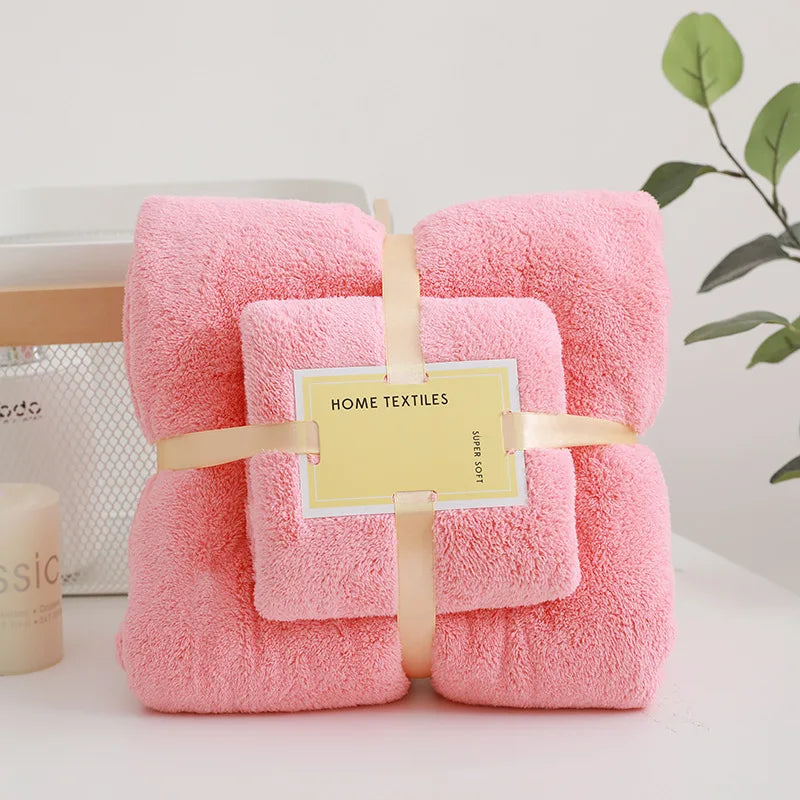 fleece luxury towel sets