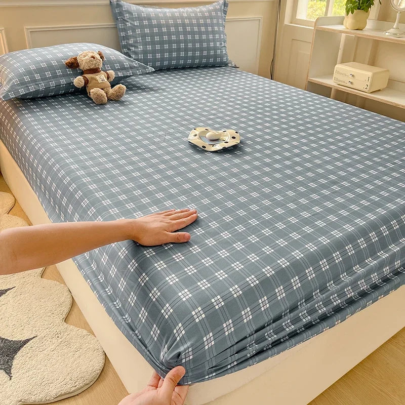 gingham fitted sheets