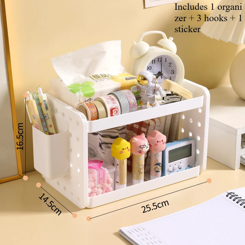hole board desktop organizer
