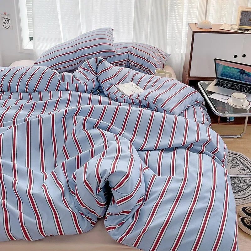 stripey stripes duvet set - 4p