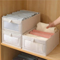 clean storage drawers