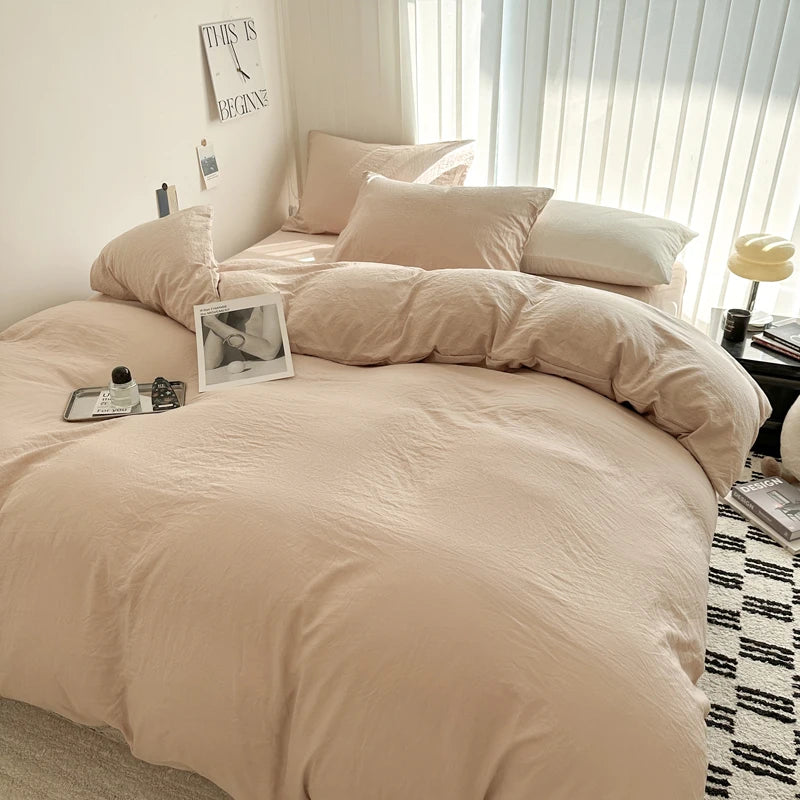 solid color bedding set