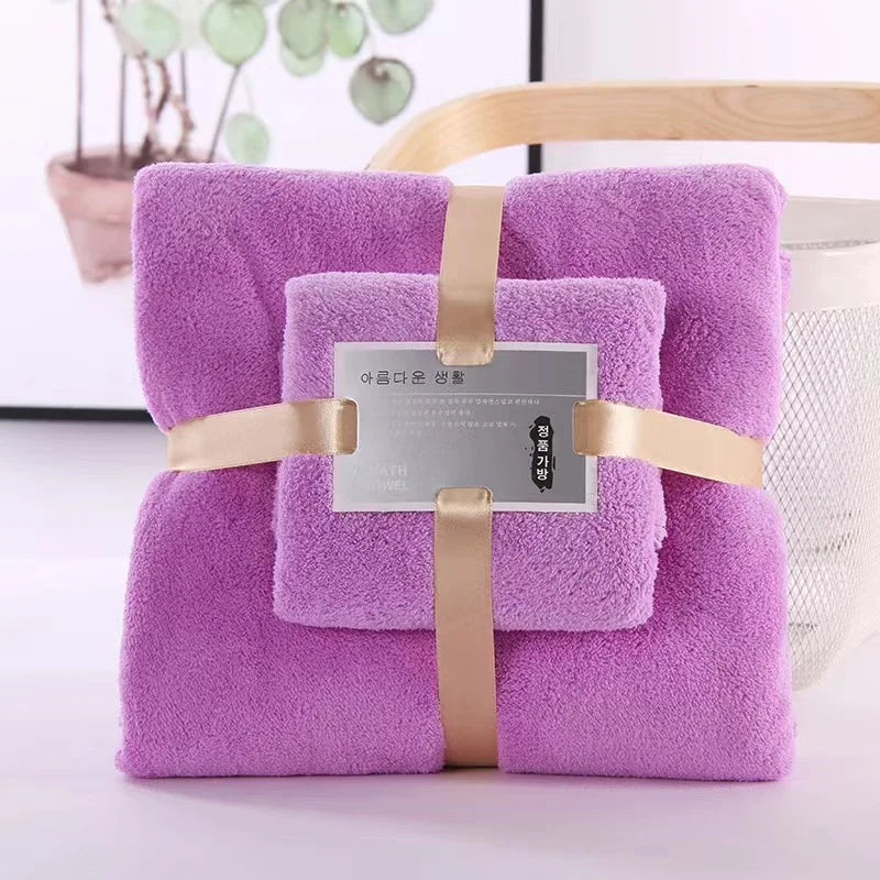 fleece luxury towel sets