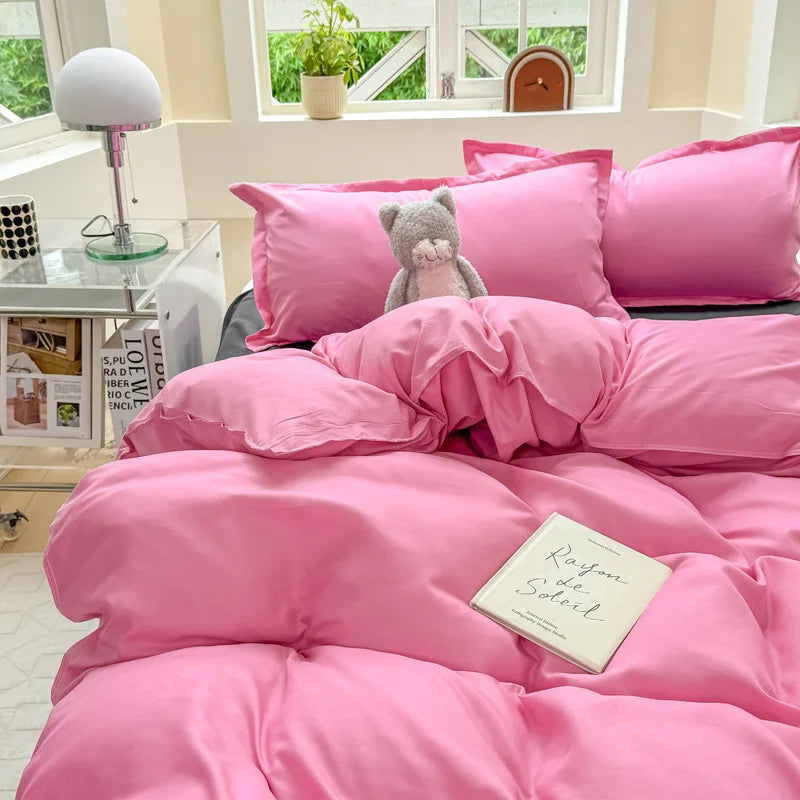 double colored duvet sets
