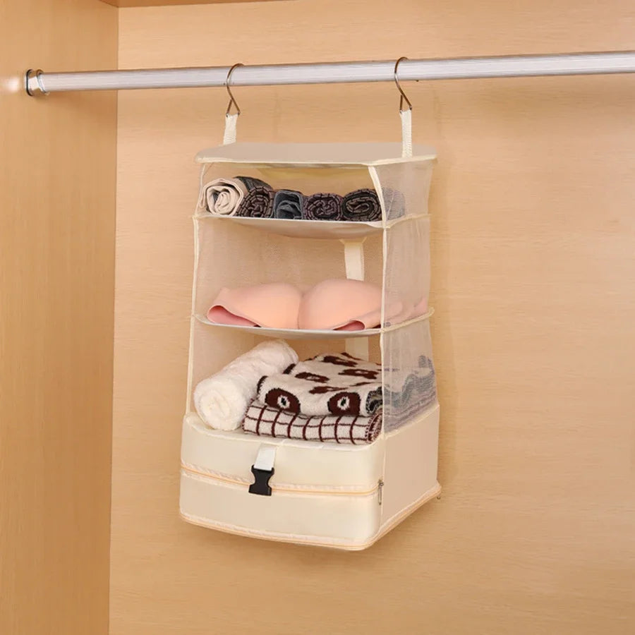 hanging closet wardrobe organizer