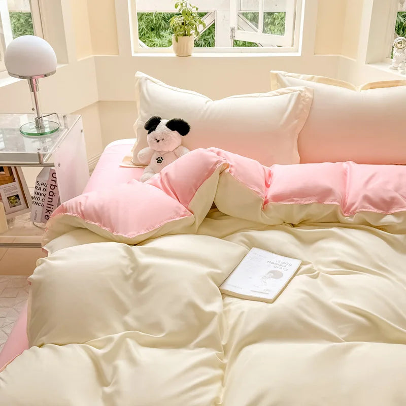 double colored duvet sets