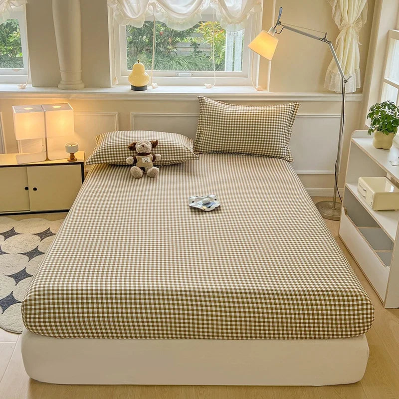 gingham fitted sheets