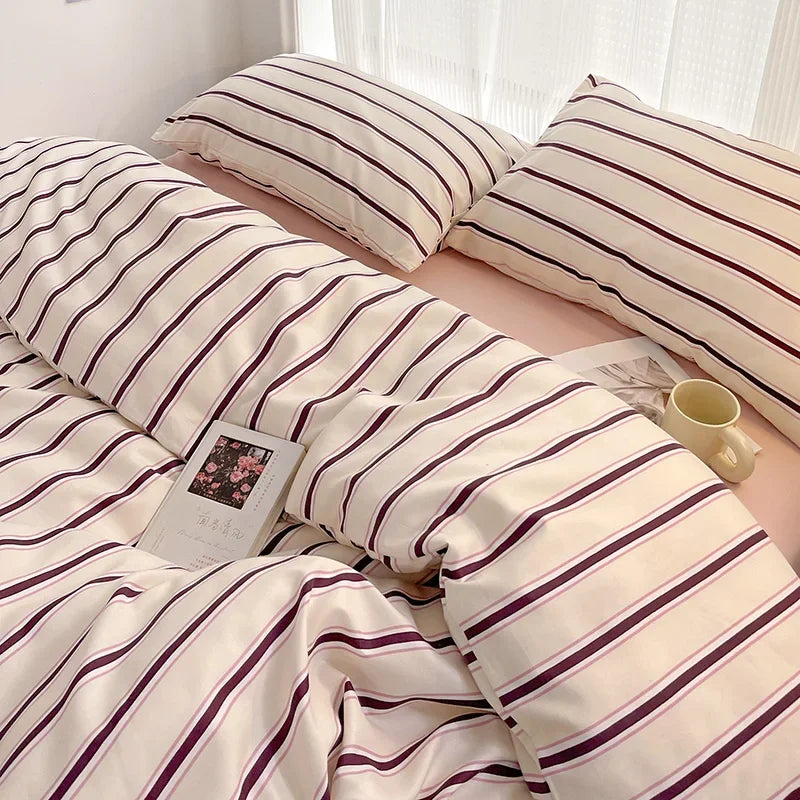 stripey stripes duvet set - 4p