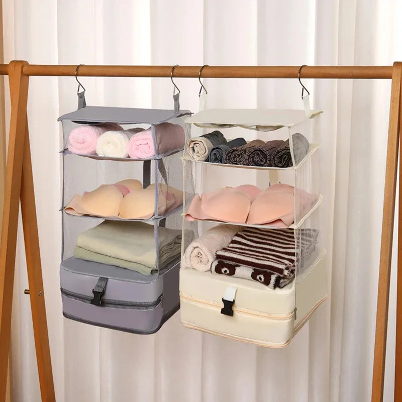 hanging closet wardrobe organizer
