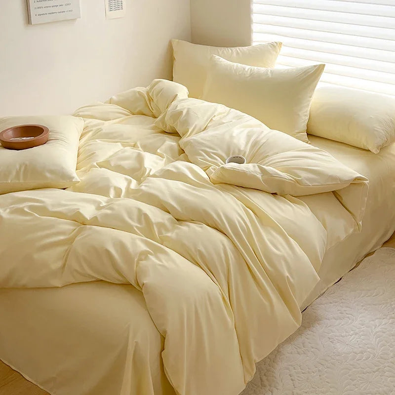 solid color bedding set