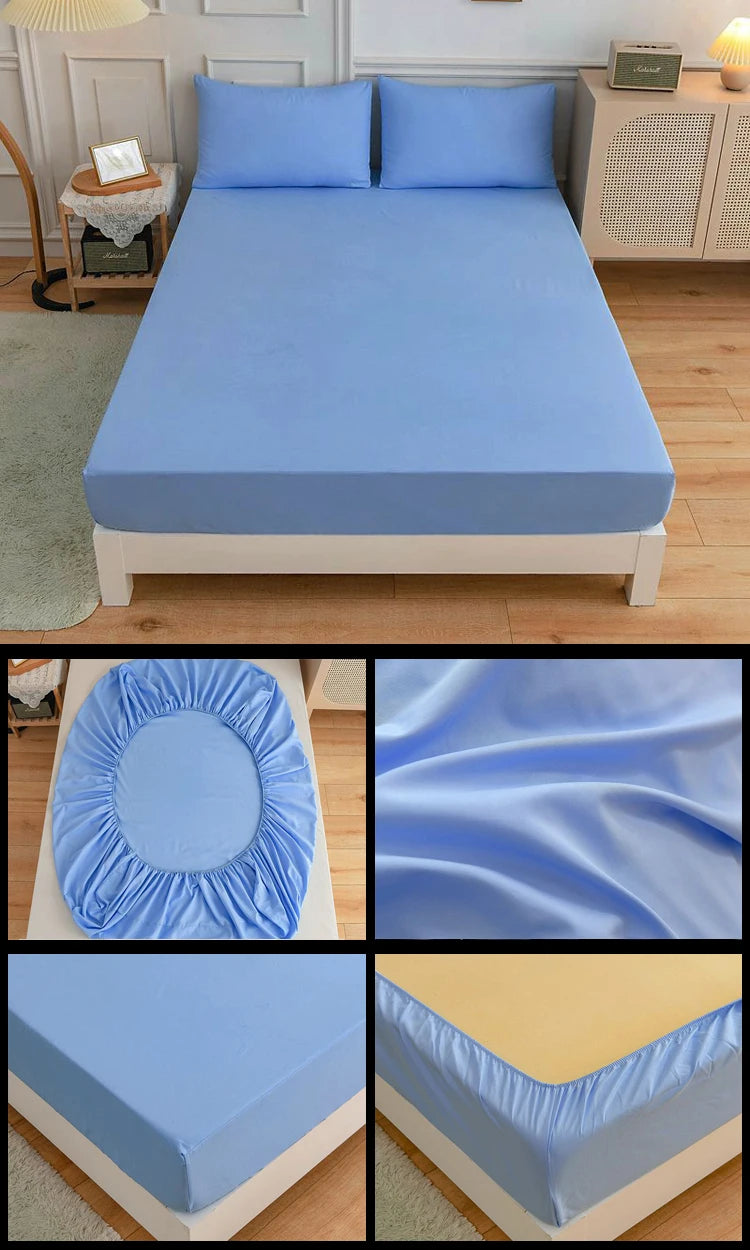 more color solid fitted sheet
