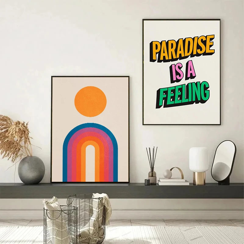 bright colorful posters and prints -  28 variants!