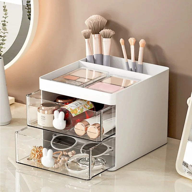 clear desktop drawer organizer