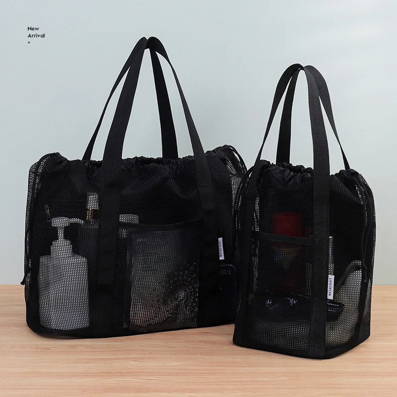 large neutral shower bag