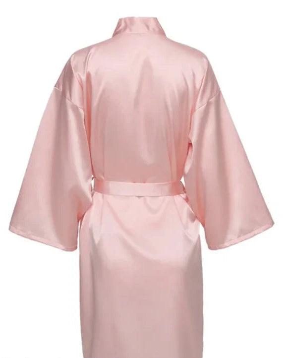 midi satin robe