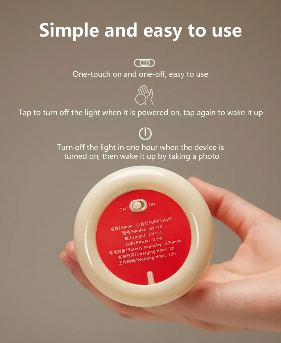 mini sunset mushroom lamp