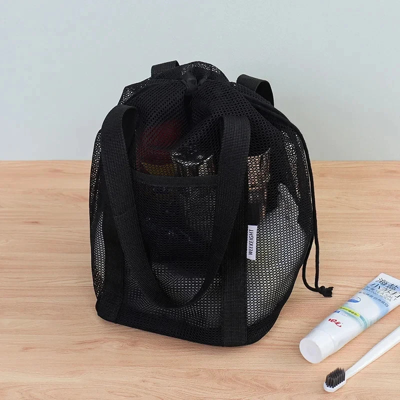 large neutral shower bag