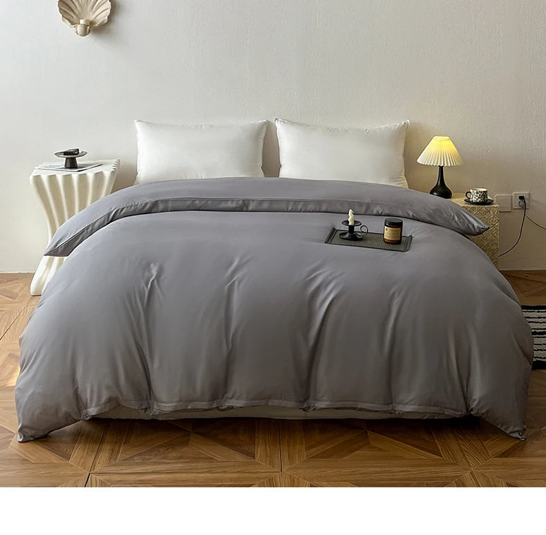 solid plain duvet sets