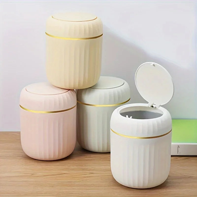 mini desktop trash can