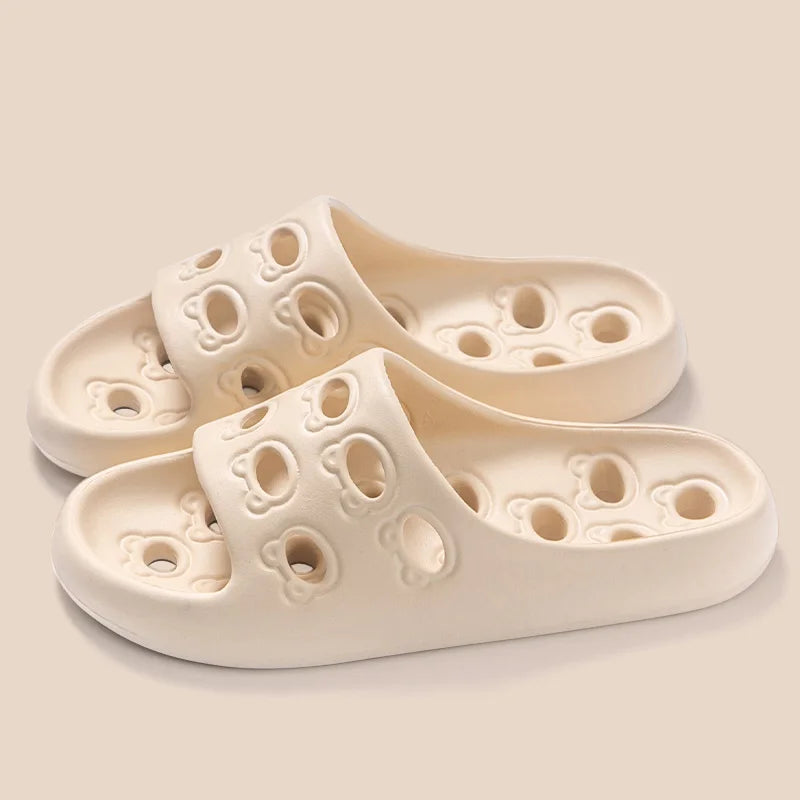 pastel cutout shower slides
