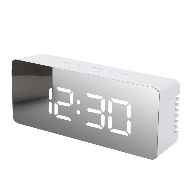 mirror digital alarm clock