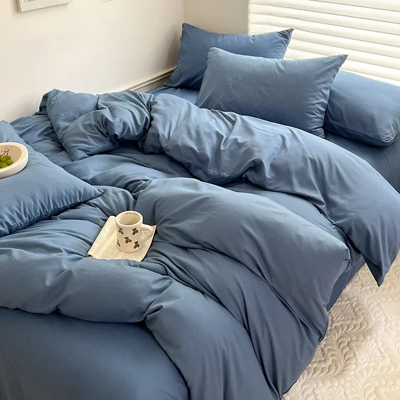 solid color bedding set