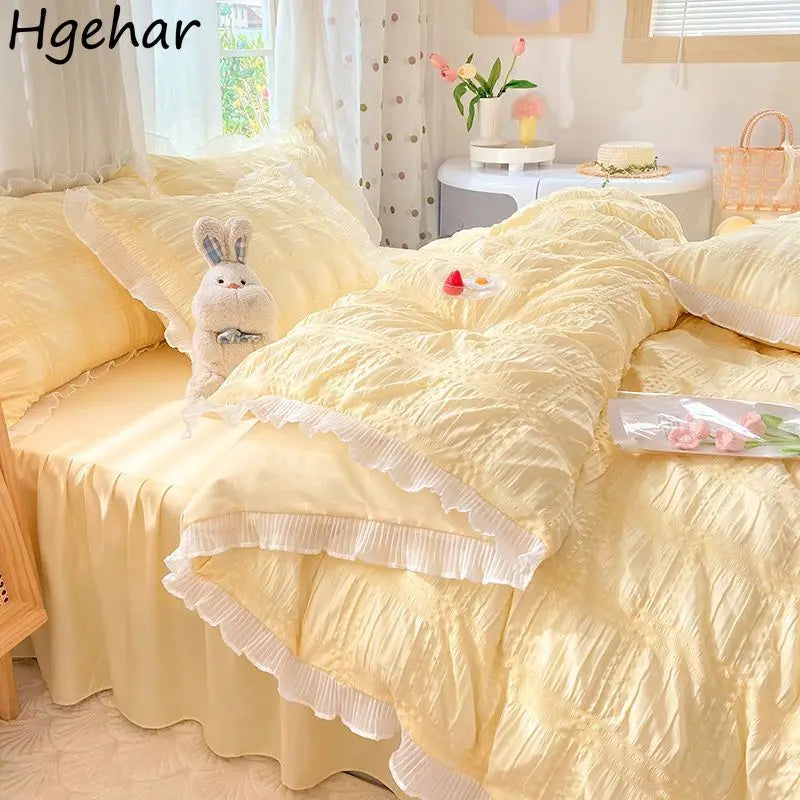 princess textured duvet set