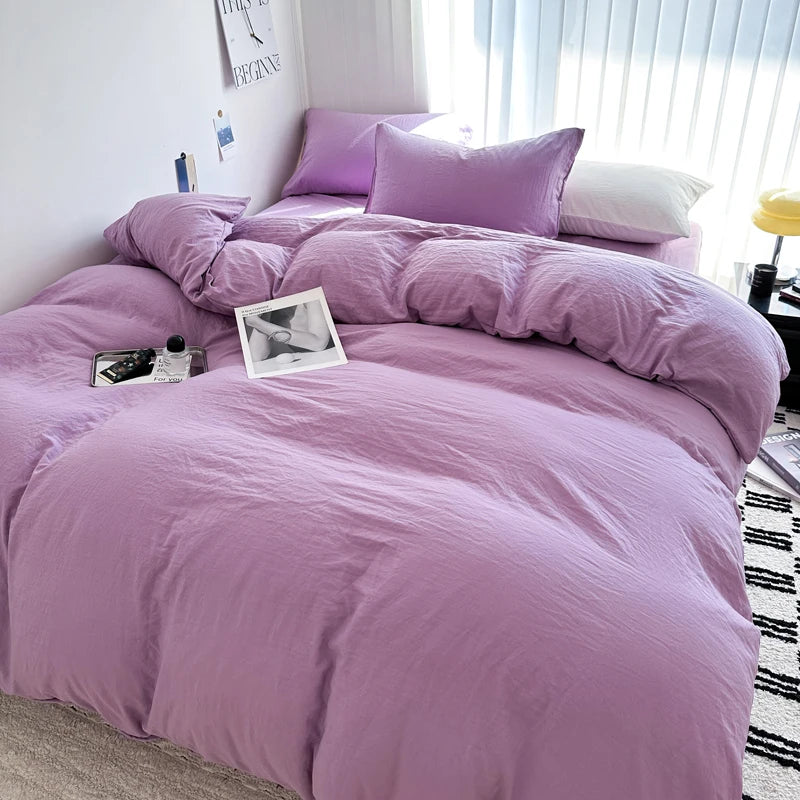 solid color bedding set