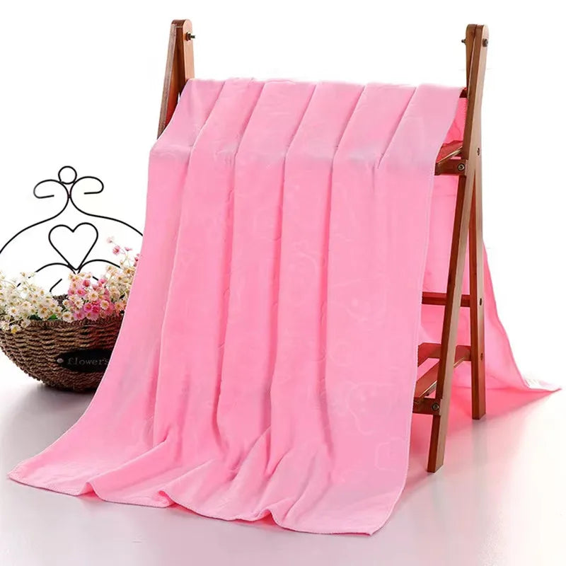 soft flower bear towels