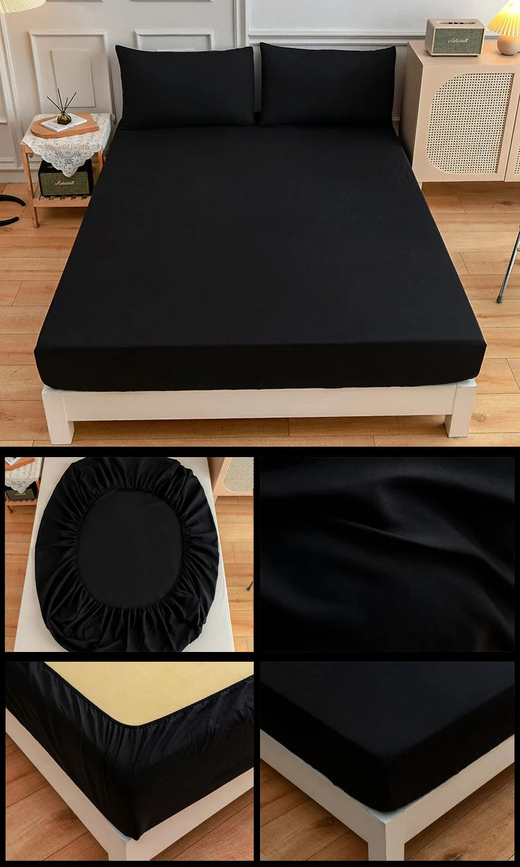 more color solid fitted sheet