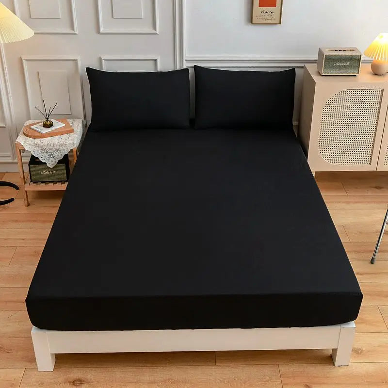 more color solid fitted sheet