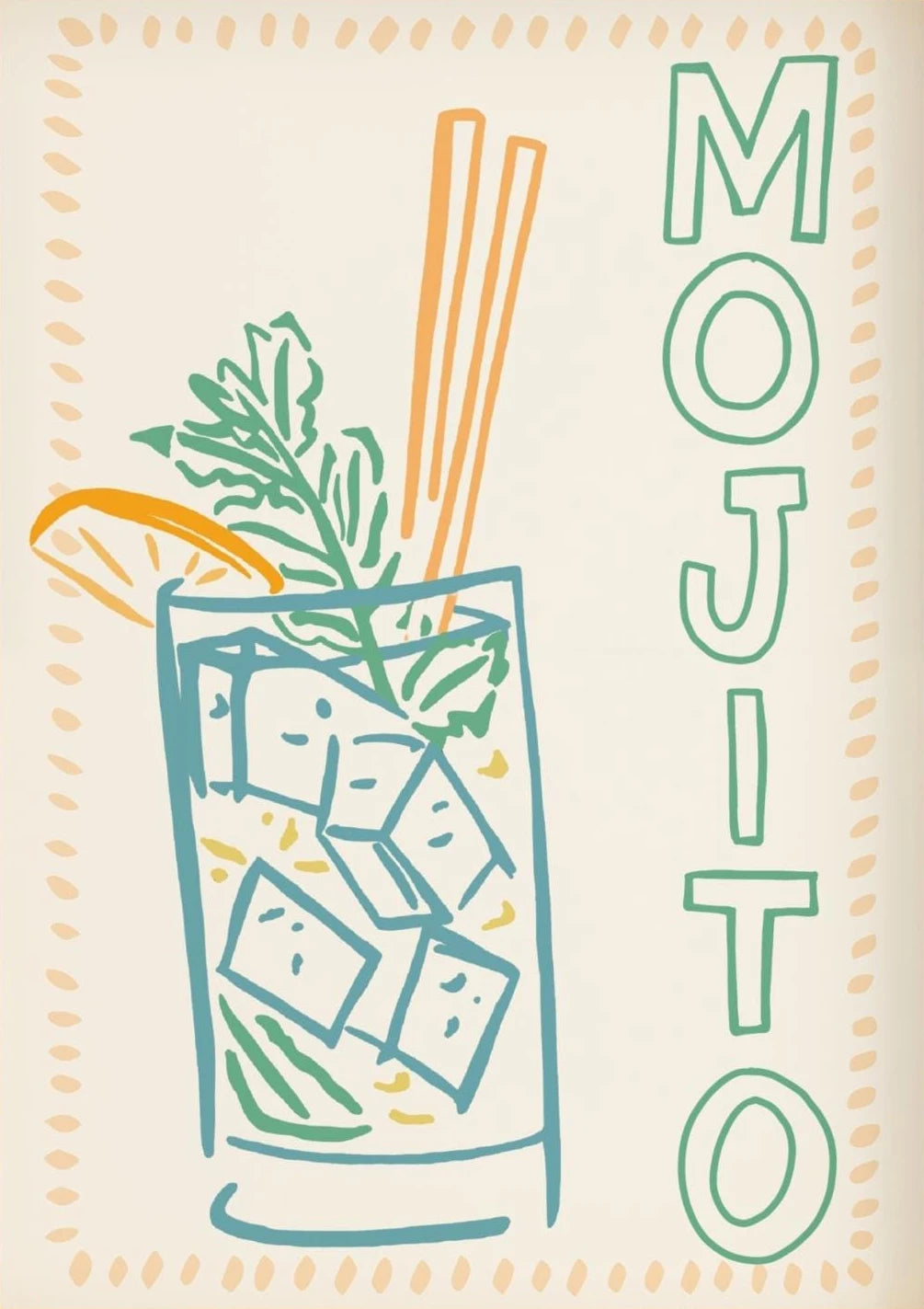 tropical beach print posters
