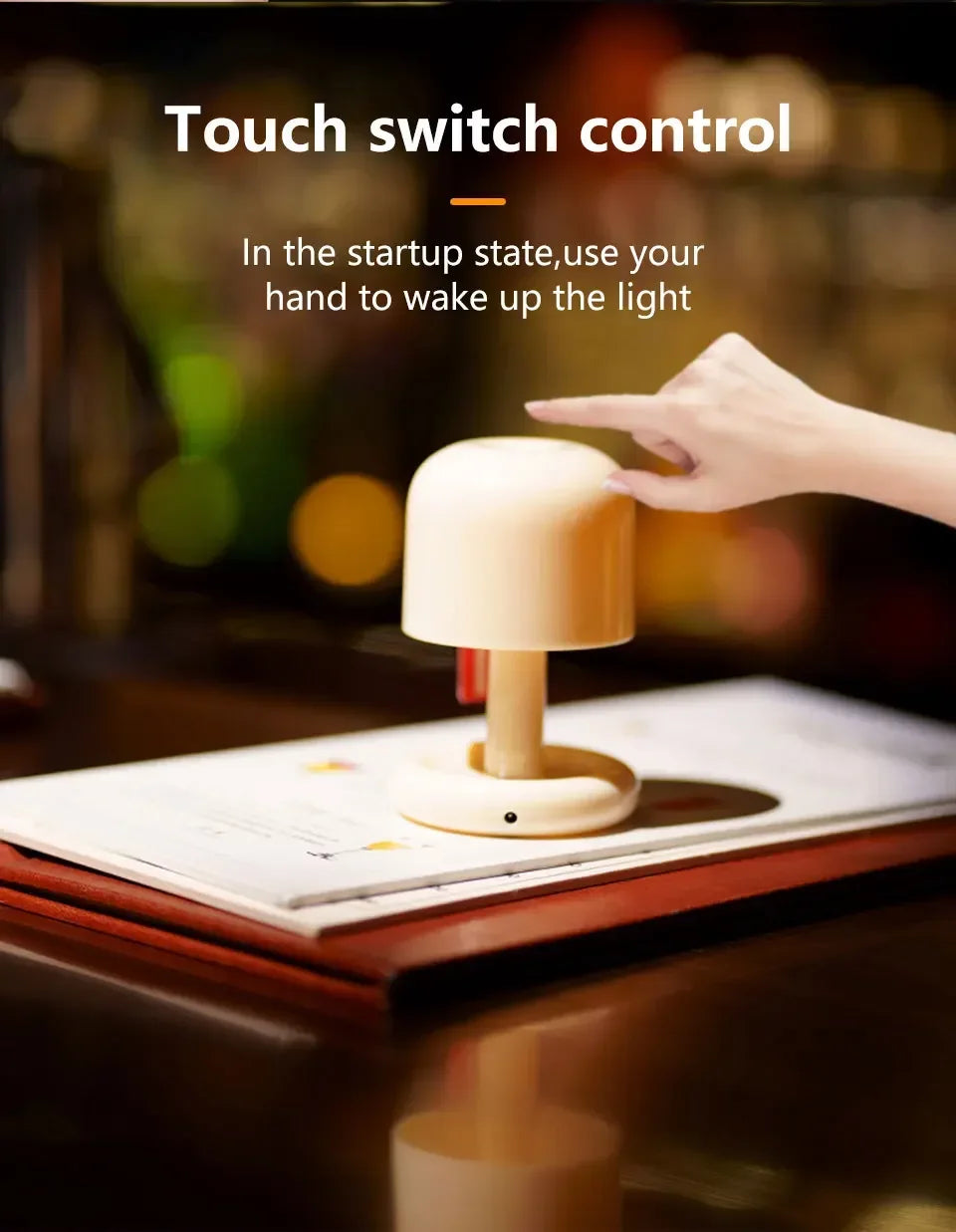 mini sunset mushroom lamp
