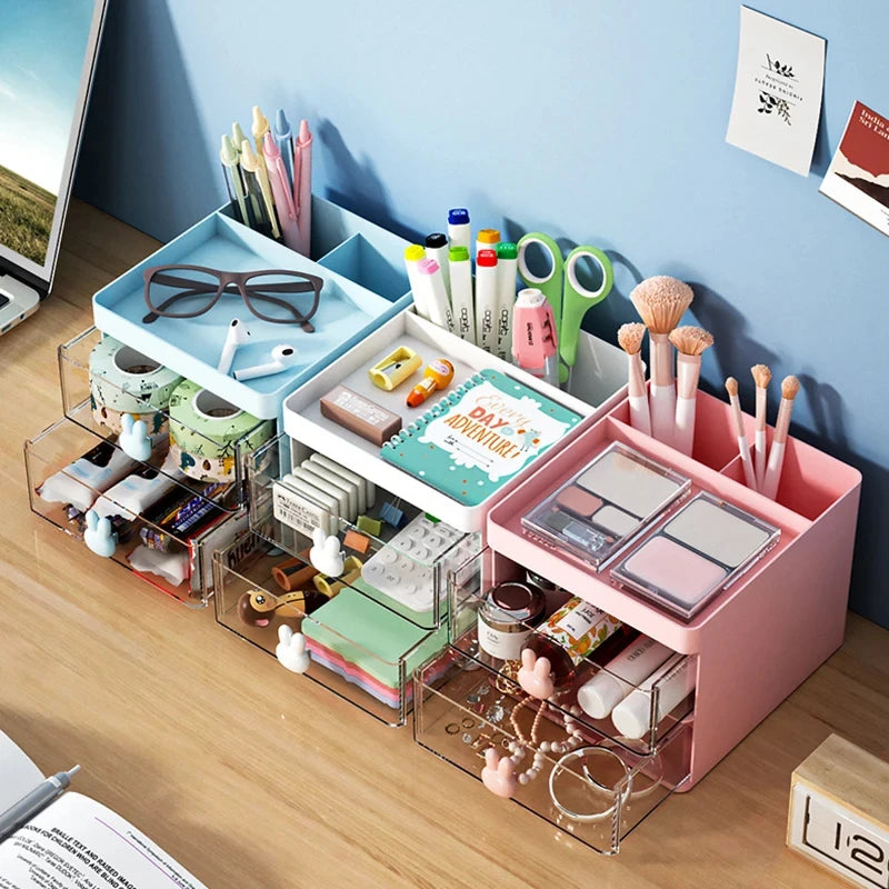 clear desktop drawer organizer