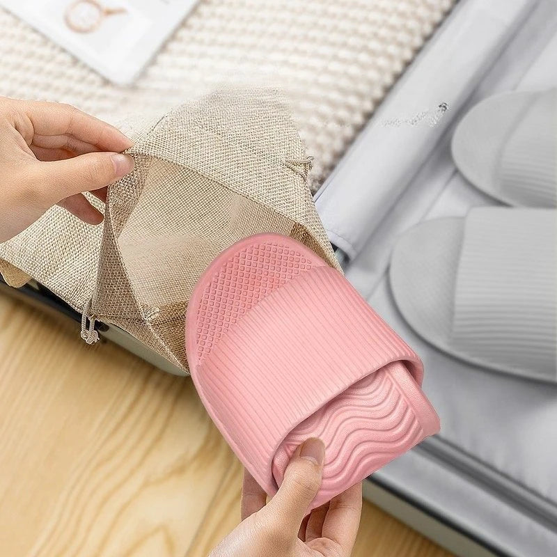 flexible foldable shower shoes