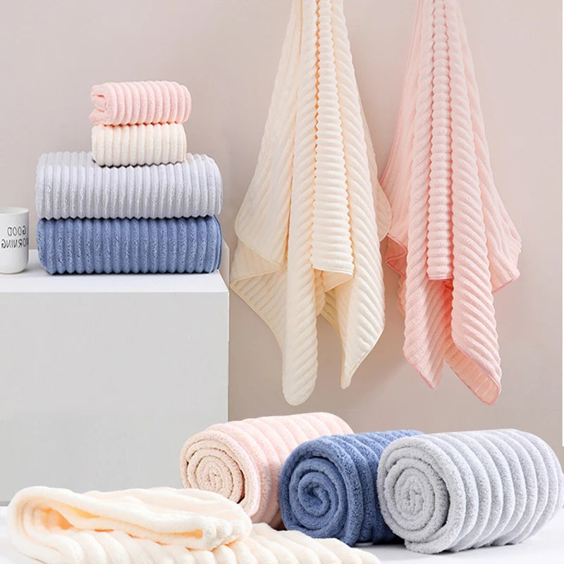 textured stripes xtra soft towels towels
