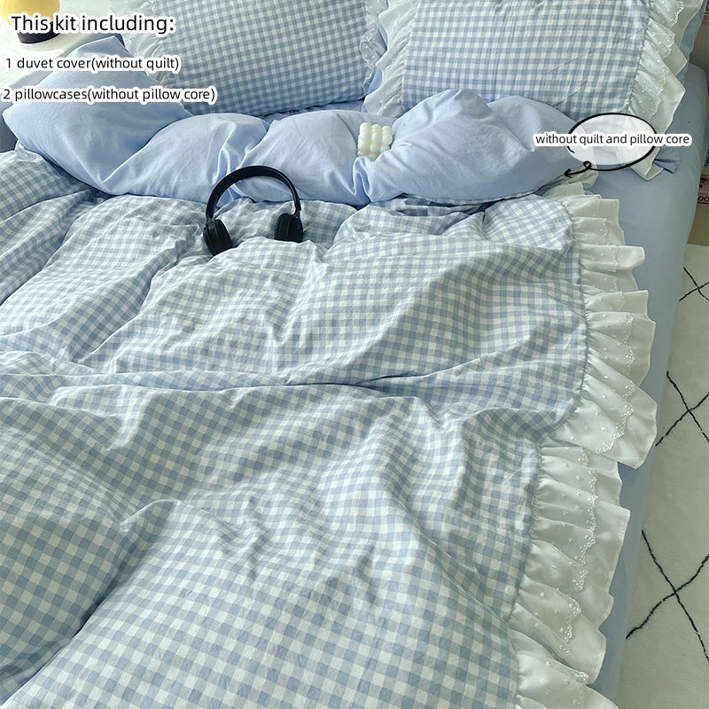 pink or blue dorthy duvet set